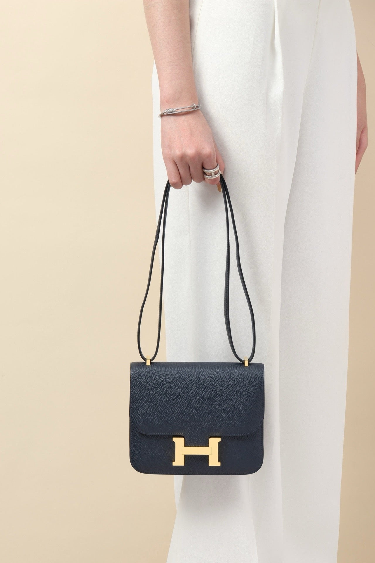 CJ19 19 cm , Midnight Blue Epsom leather GHW #4324