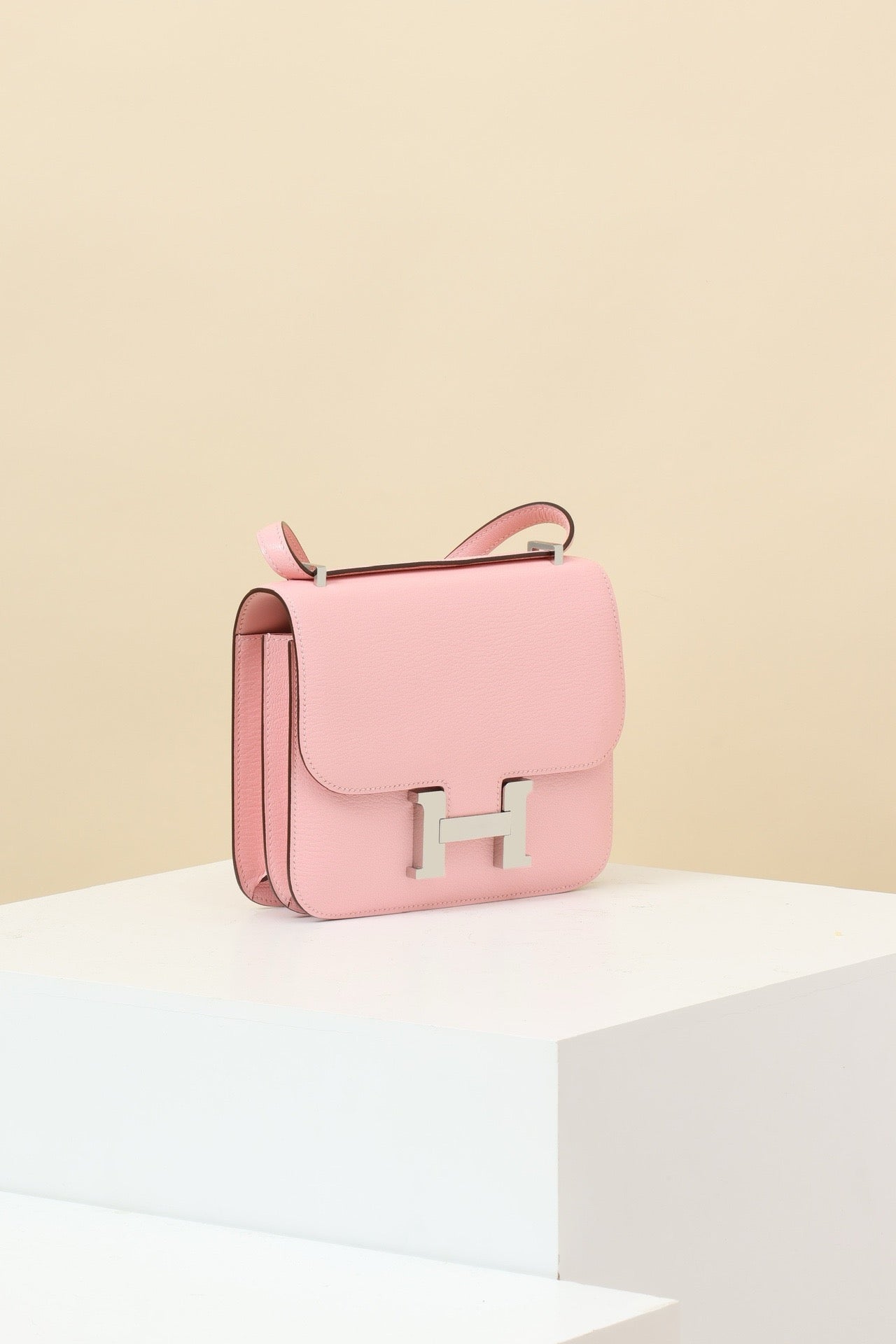 CJ19 19 cm ,  3Q Sakura Pink Goatskin PHW #4344