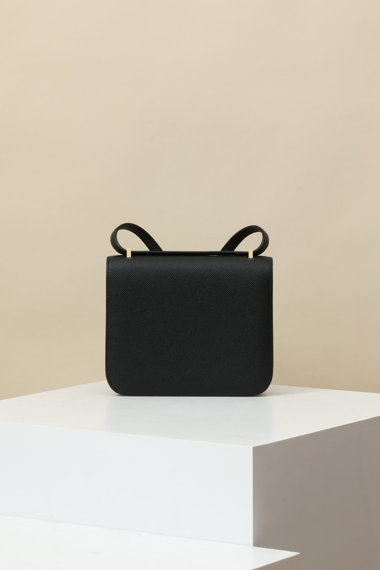 CJ19 19 cm ,  CK89 Black  Epsom leather Enamel Buckle #4337