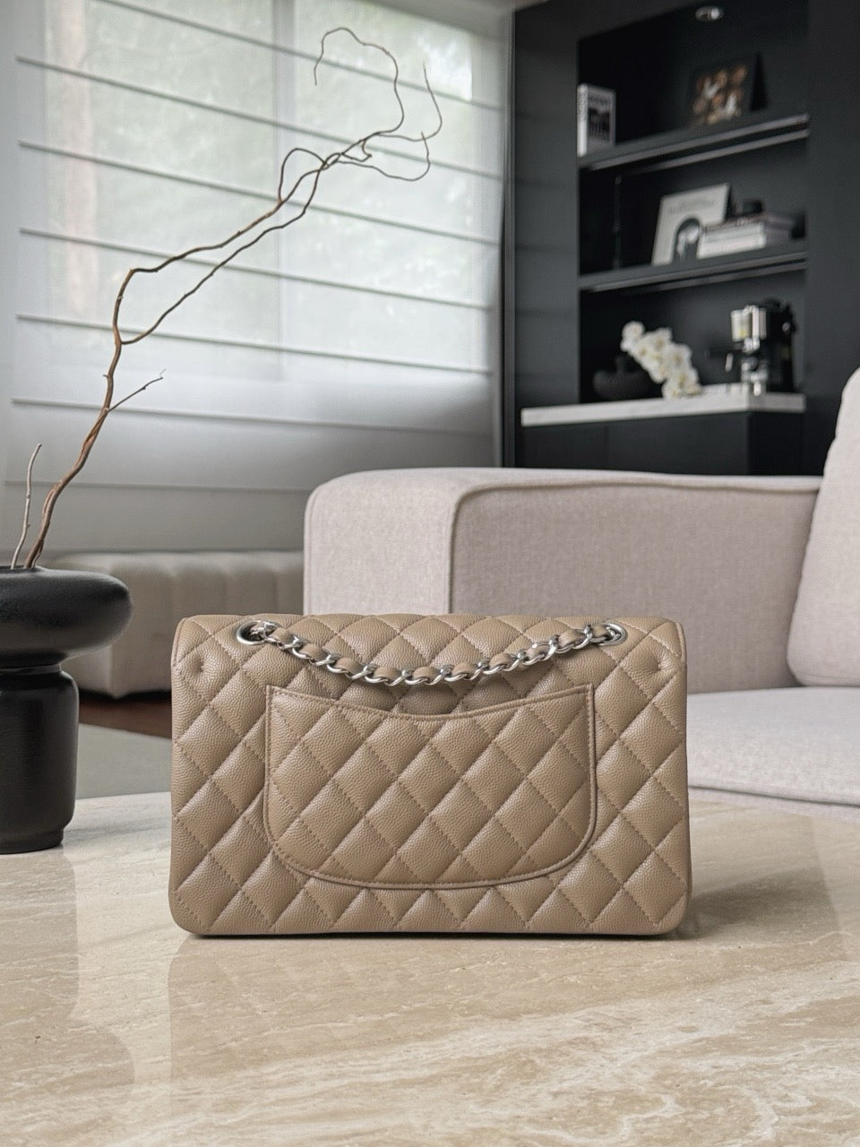 Cf25 Silver Hardware , Caviar # 4197