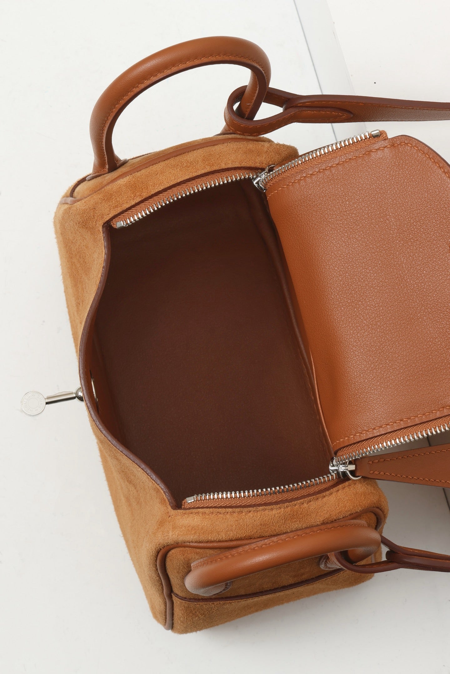 LD19 , Swift leather combined with suede CK37 Gold  PHW#4629