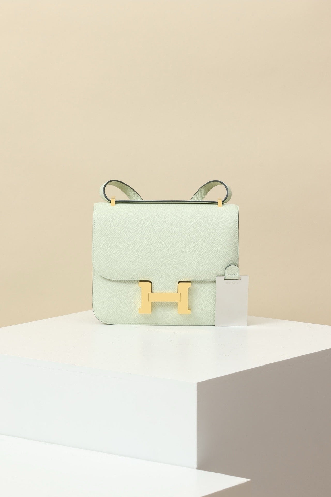 CJ19 19 cm , Bubble Green Epsom leather GHW #4325