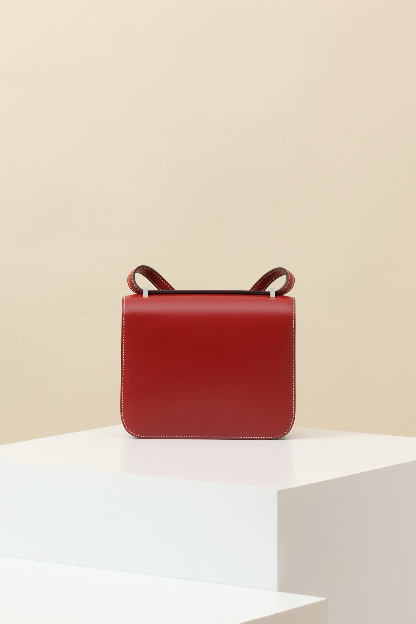 CJ19 19 cm ,  Ferrari Red Box leather PHW #4293