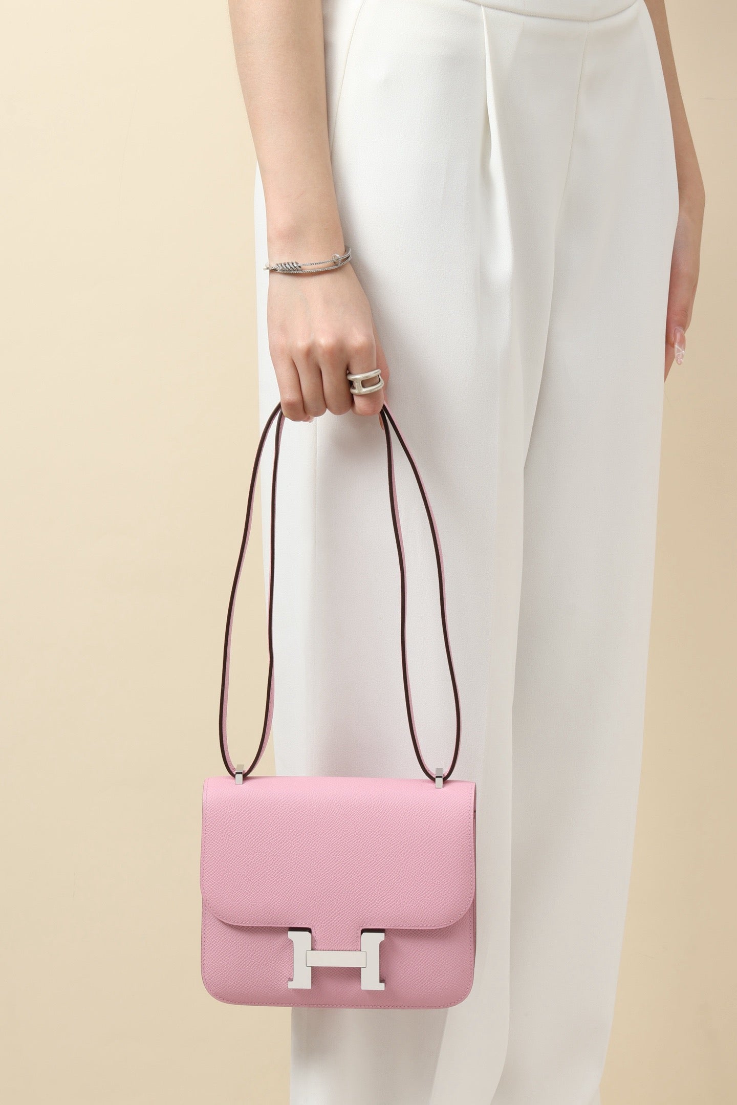 CJ19 19 cm ,  Wisteria Purple Epsom leather PHW #4306