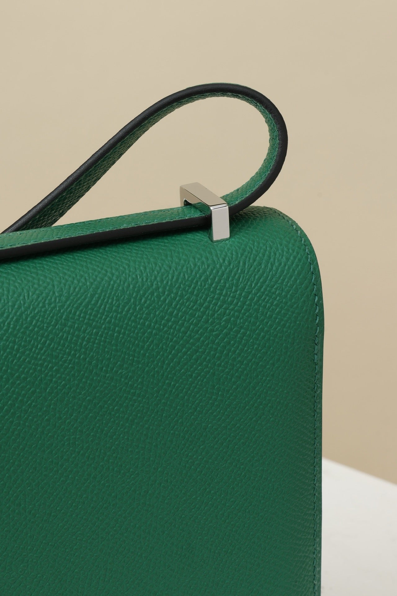 CJ19 19 cm , Velvet Green Epsom leather PHW #4324