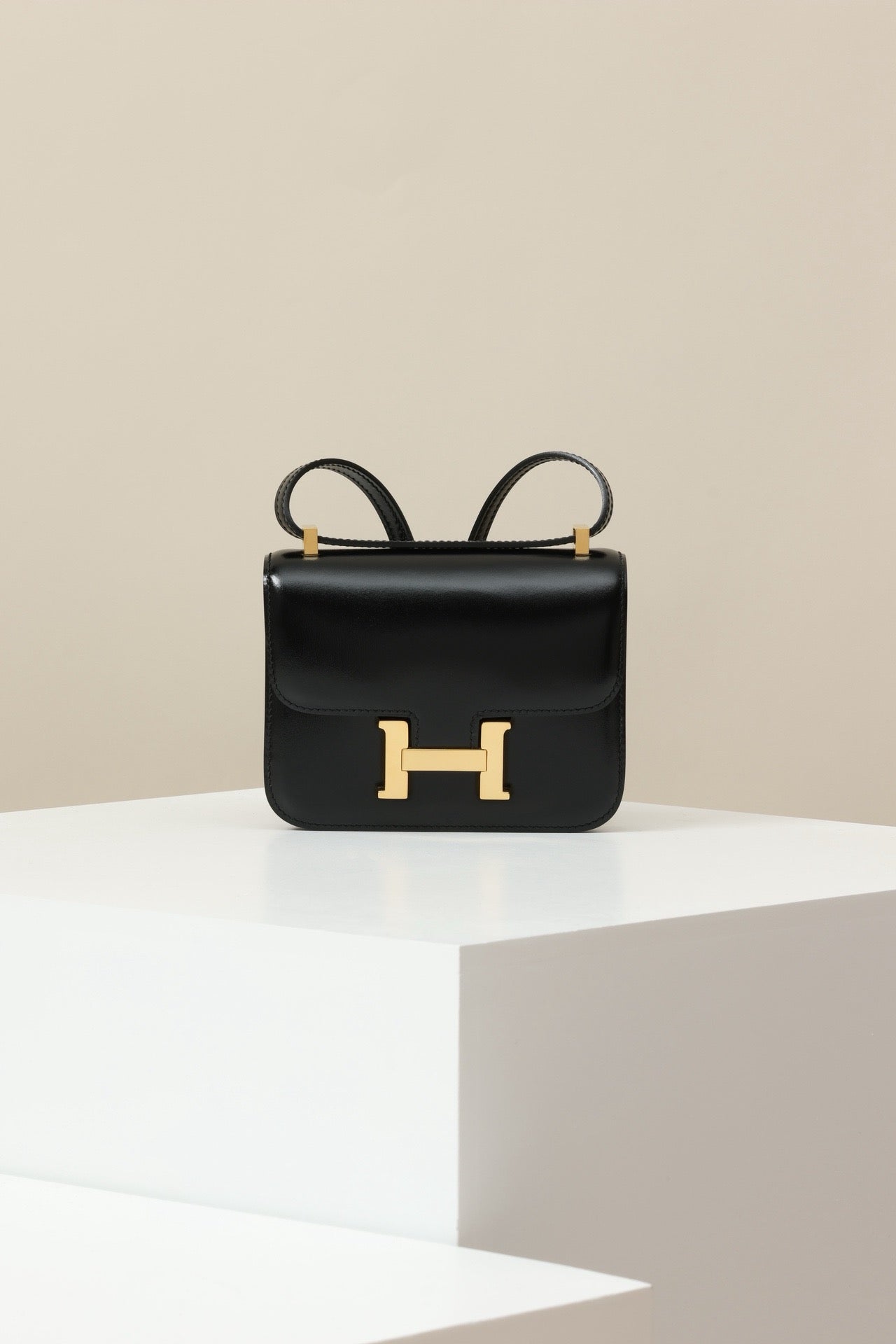 CJ14 , 14 cm,  Box leather , CK89 Black GHW #4361