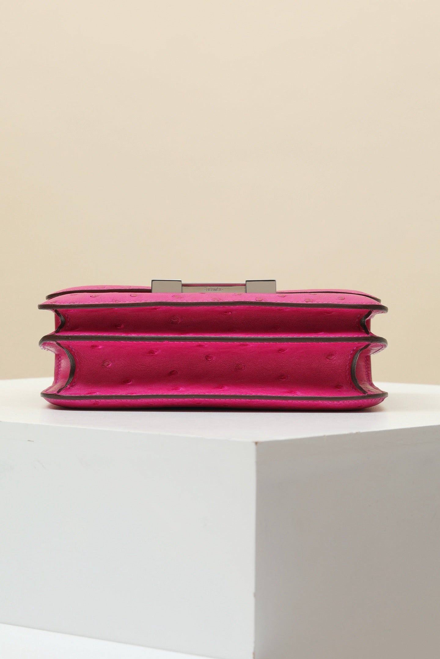 CJG24 ,  OR Rose Purple Ostrich leather  PHW #4382