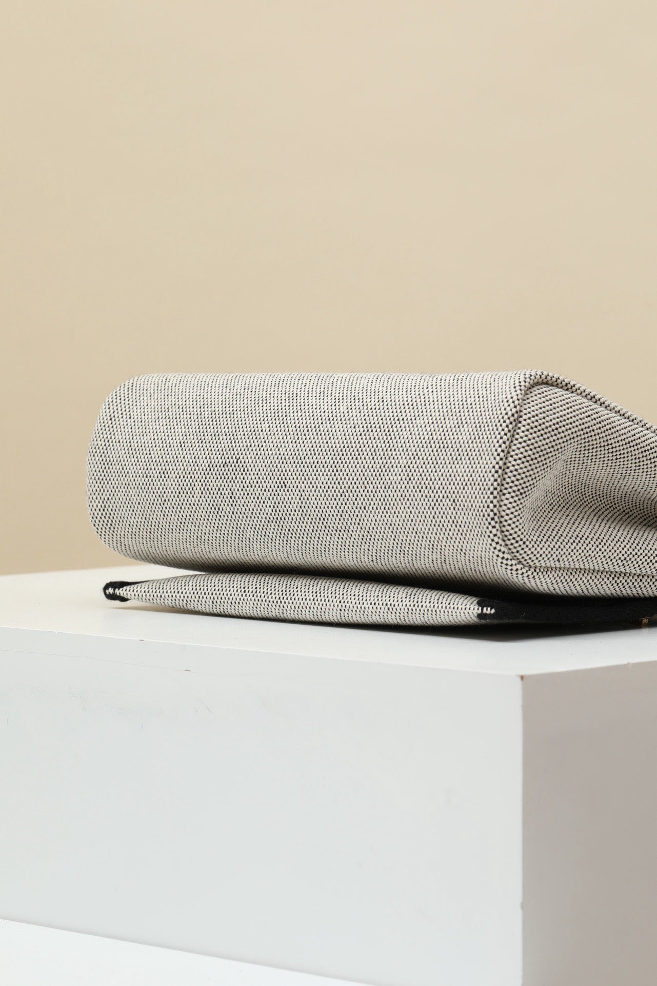 HB20 CK89 Black H Viking Canvas and Hunter Leather Shoulder Bag GHW #4630