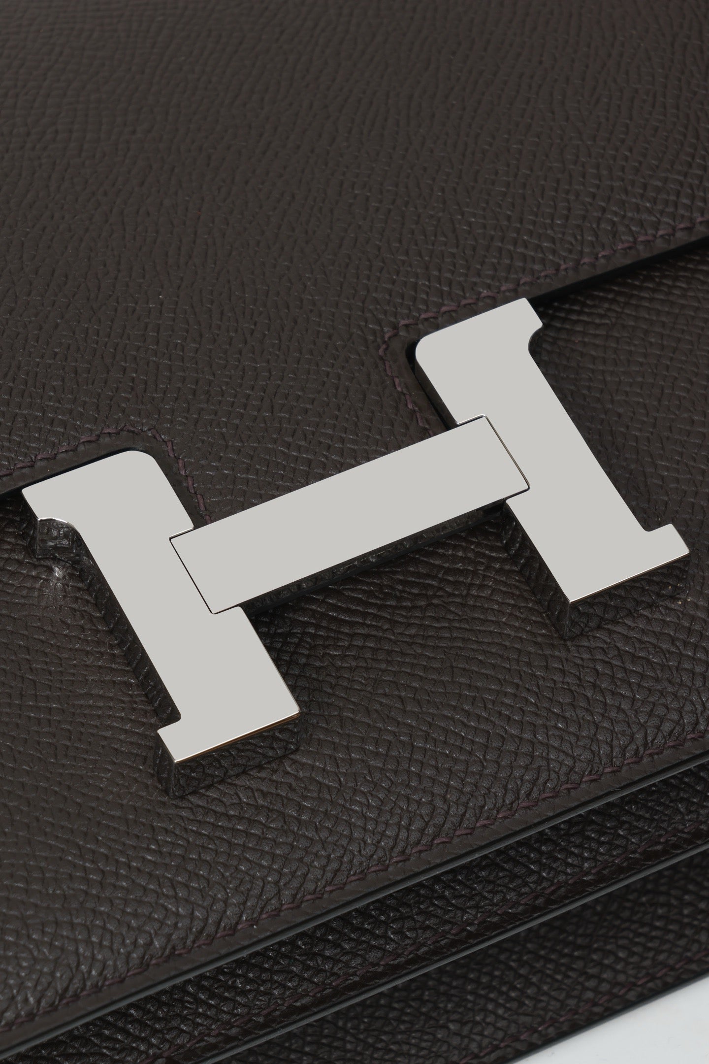 CJ19 19 cm ,  Bark Brown Epsom leather PHW #4310