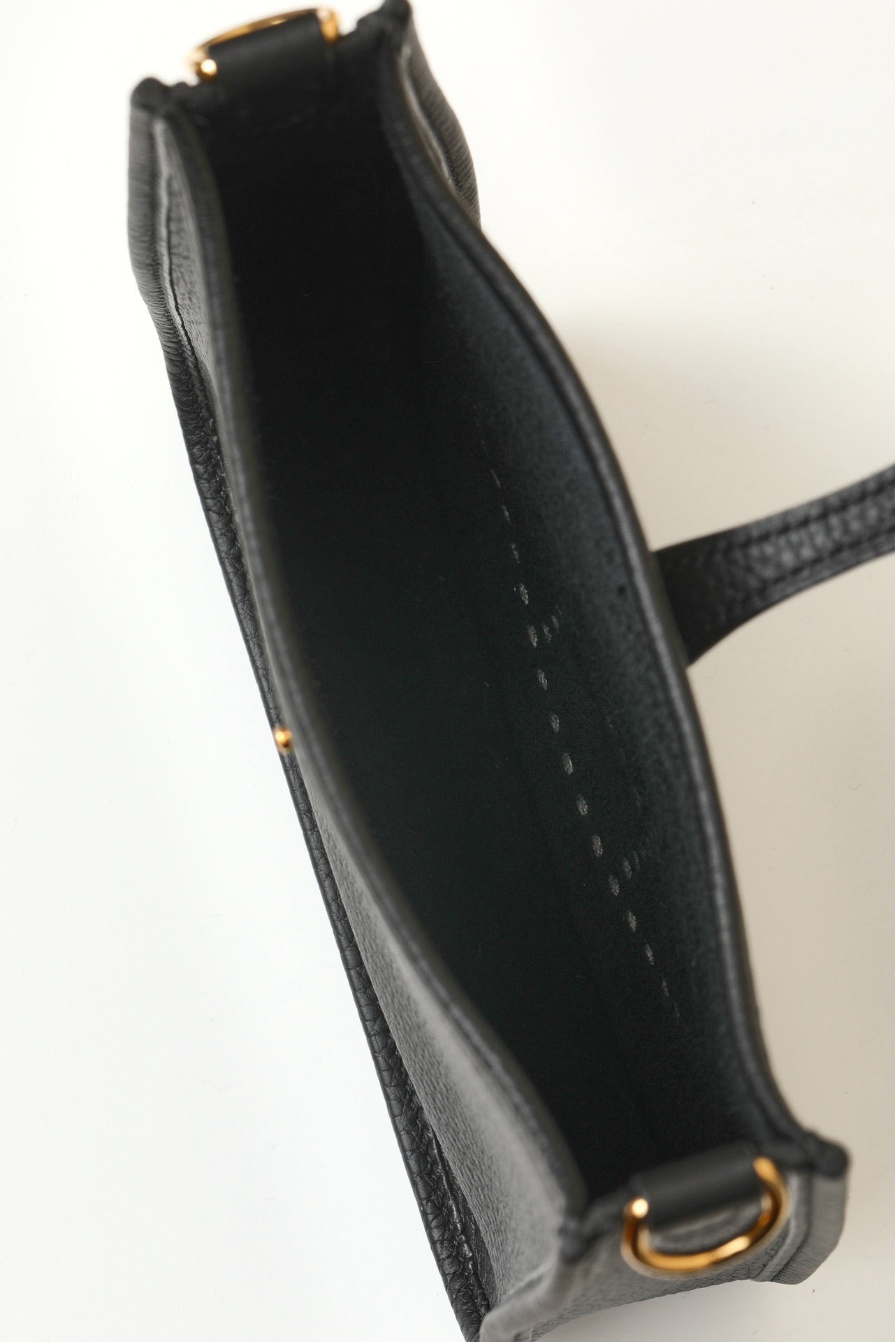 YF16 CK89 BlackClemence bull leather crossbody bag  ,GHW#4443