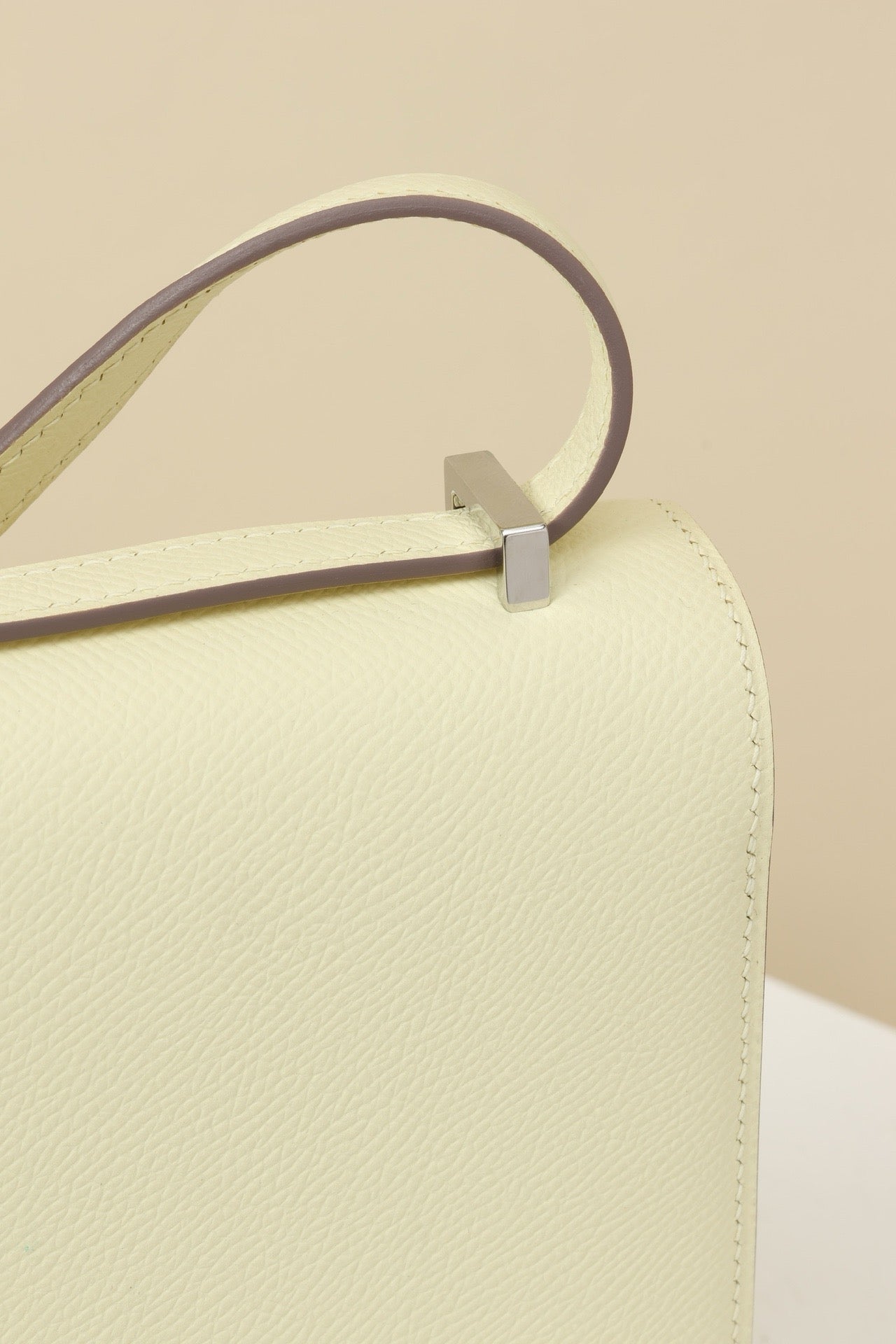 CJ19 19 cm , Milton Yellow Epsom leather PHW #4336