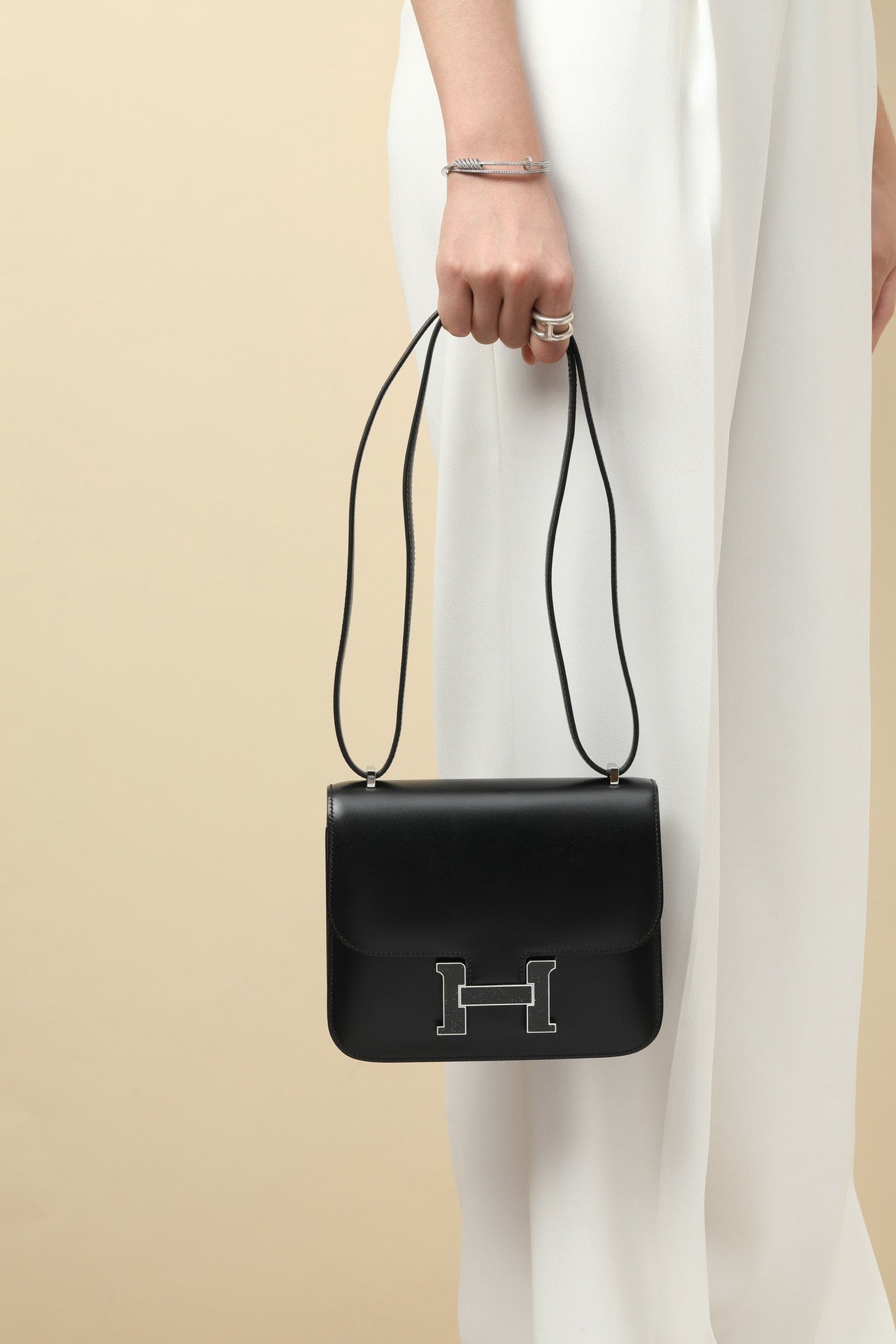 CJ19 19 cm , Box leather  Starry Buckle #4289