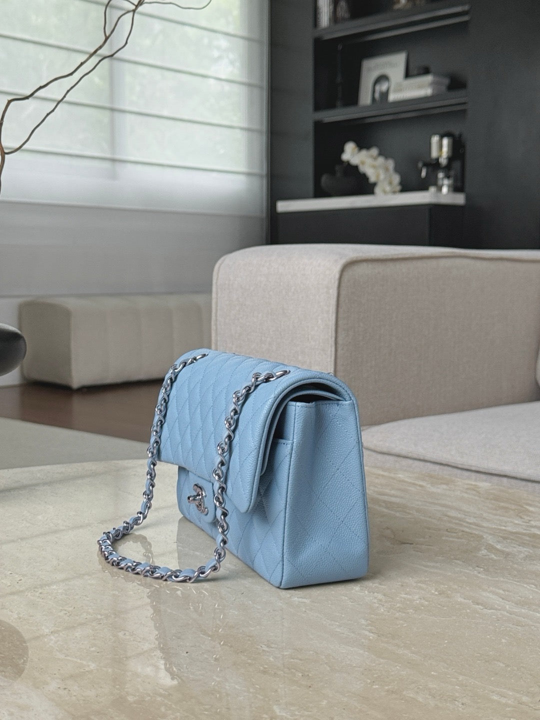 Cf25 Silver Hardware , Caviar # 4207