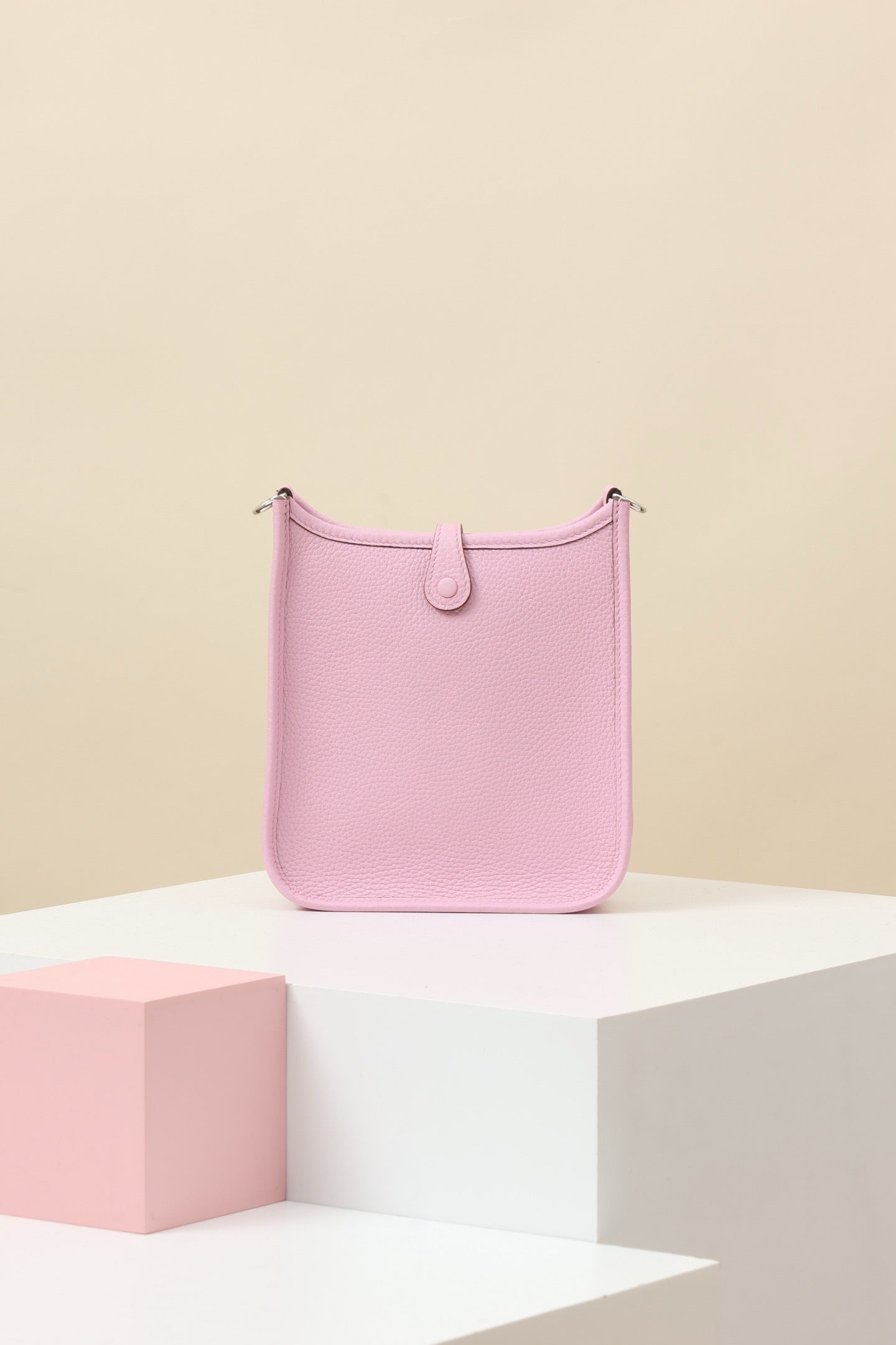 YF16 X9 Mallow Purple ,Clemence bull leather crossbody bag  , PHW #4412