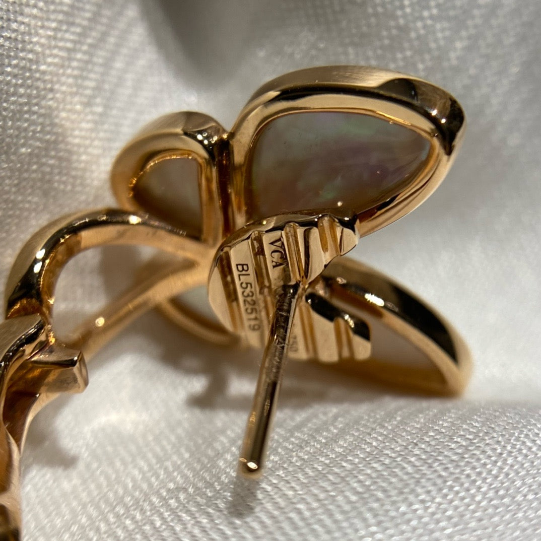 أقراط فان كليف ذهب عيار 18, ألماس vvs1