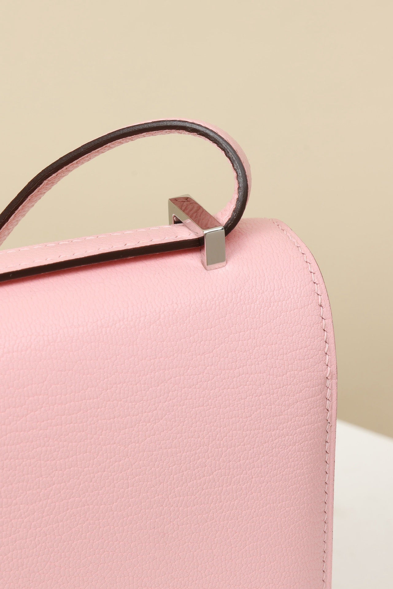 CJ19 19 cm ,  3Q Sakura Pink Goatskin PHW #4344