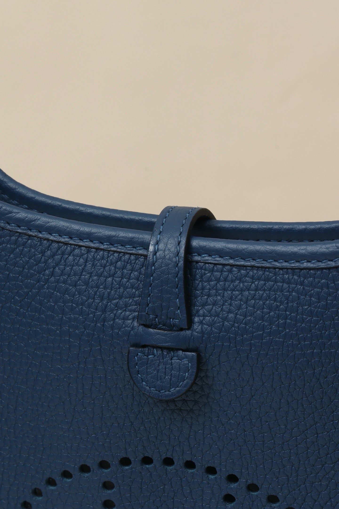 YF16 Tie-Dye Blue , Clemence bull leather crossbody bag  , PHW #4393