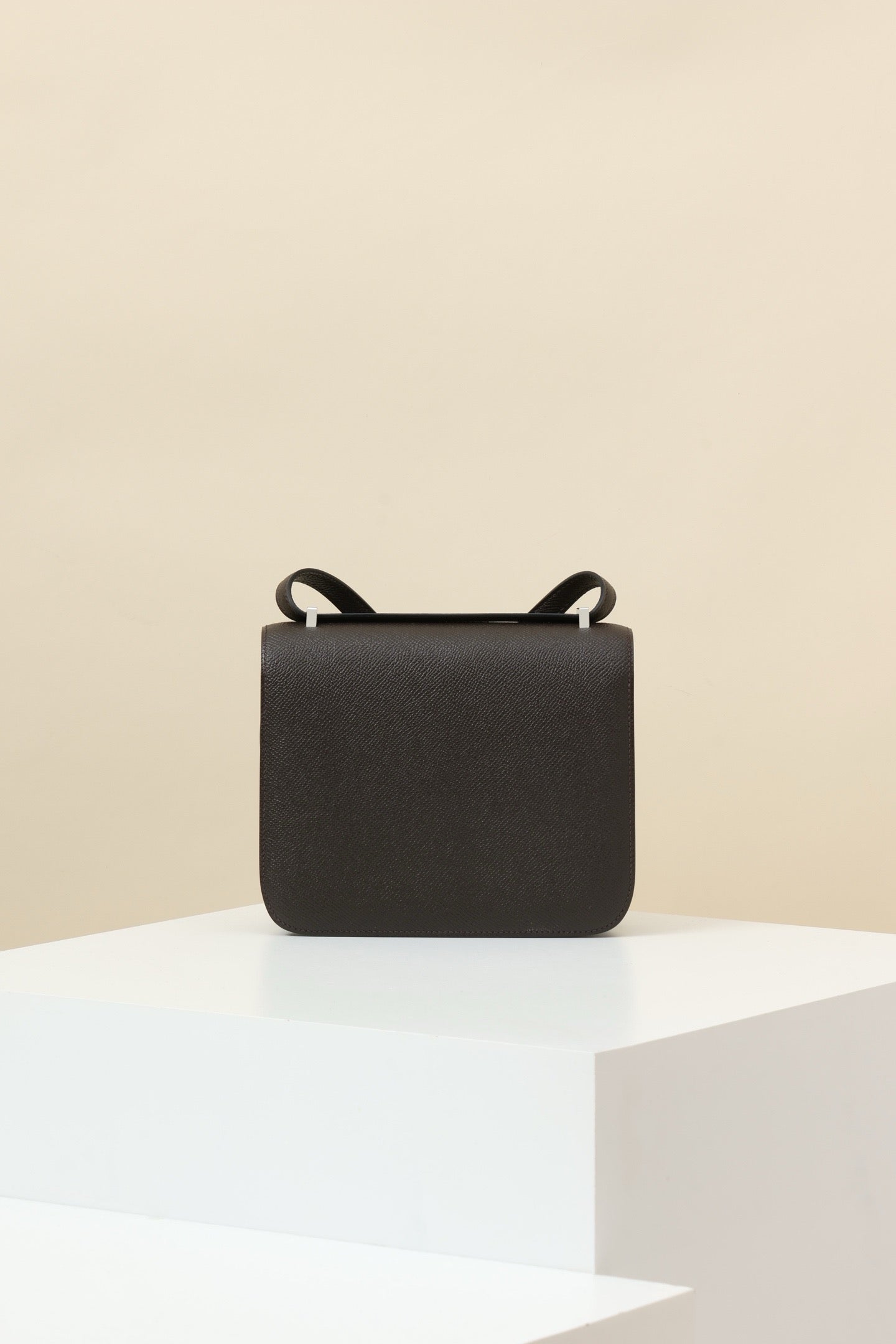 CJ19 19 cm ,  Bark Brown Epsom leather PHW #4310