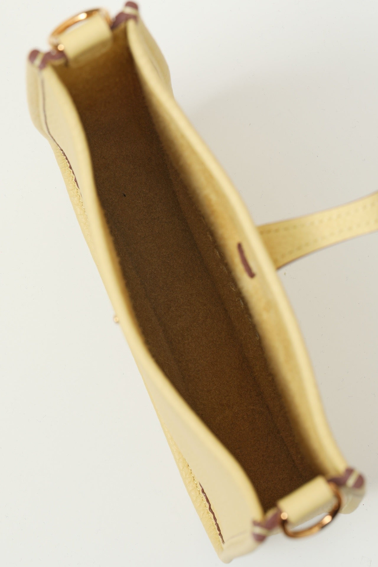 YF16 1Z Chick Yellow , Clemence bull leather crossbody bag  , GHW #4402