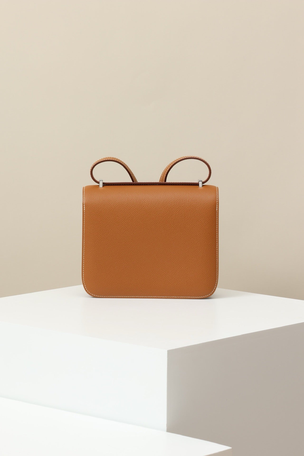 CJ19 19 cm ,  Gold Brown Epsom leather PHW #4297