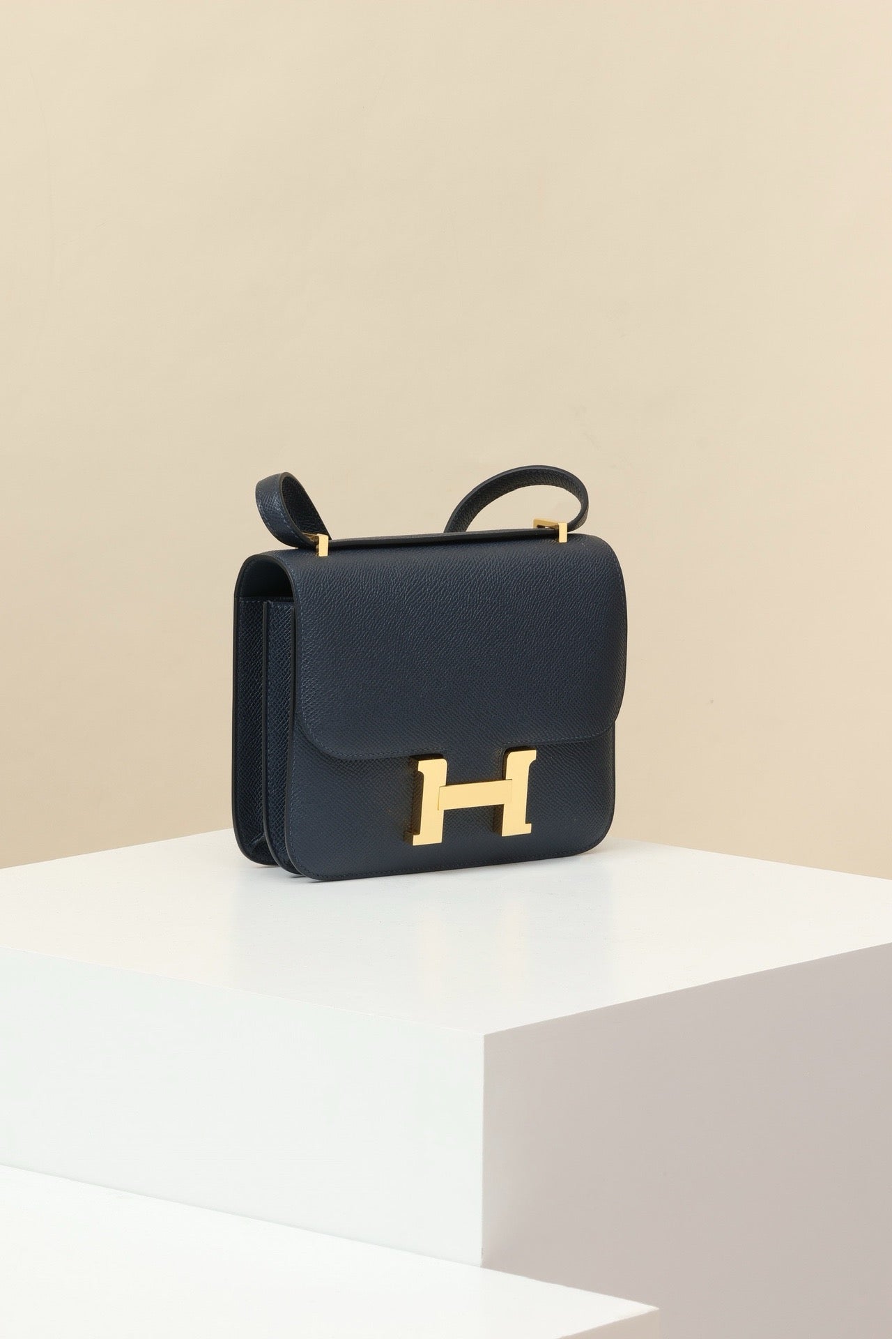 CJ19 19 cm , Midnight Blue Epsom leather GHW #4324