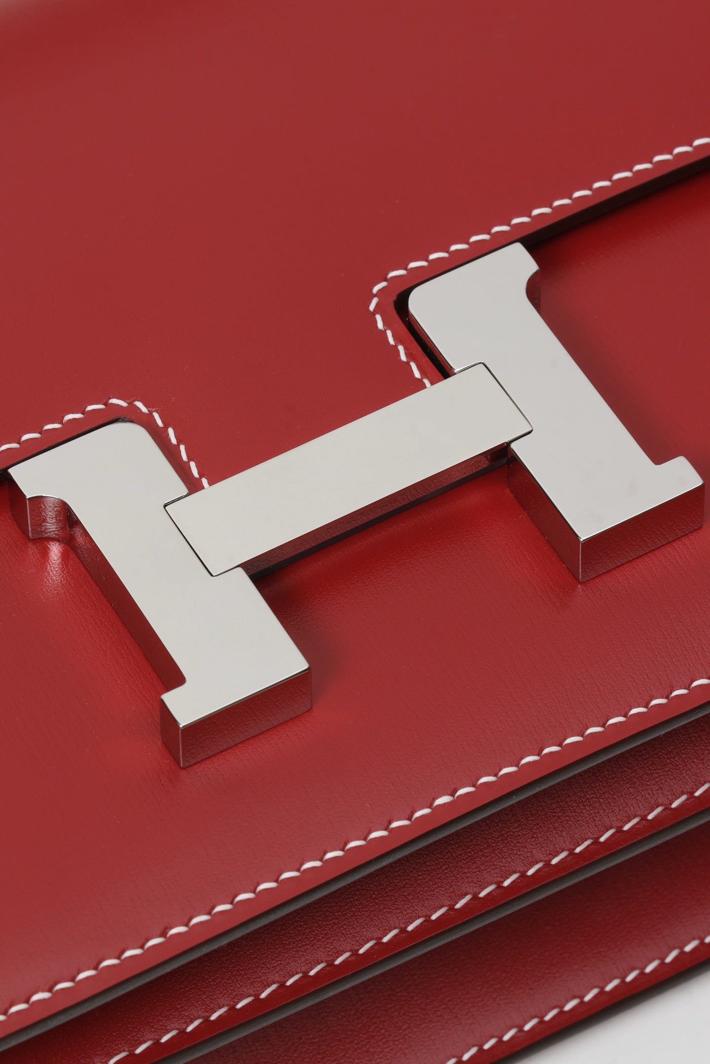 CJ19 19 cm ,  Ferrari Red Box leather PHW #4293