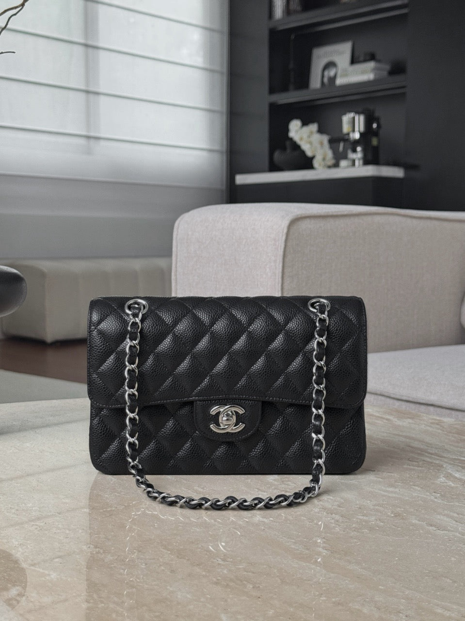 Cf23 Silver Hardware, Caviar # 4231