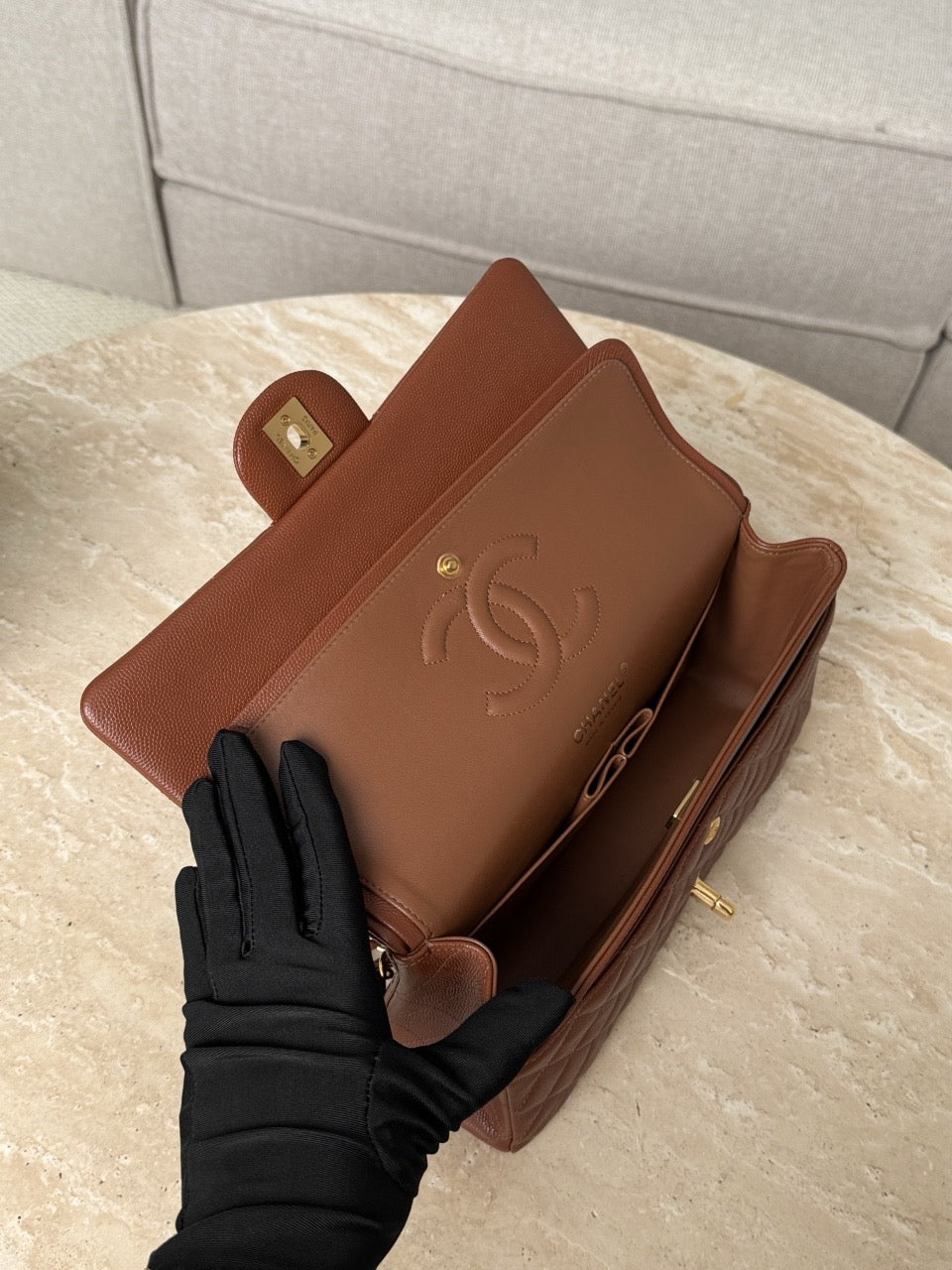 Cf25 Gold Hardware , Caviar # 4209