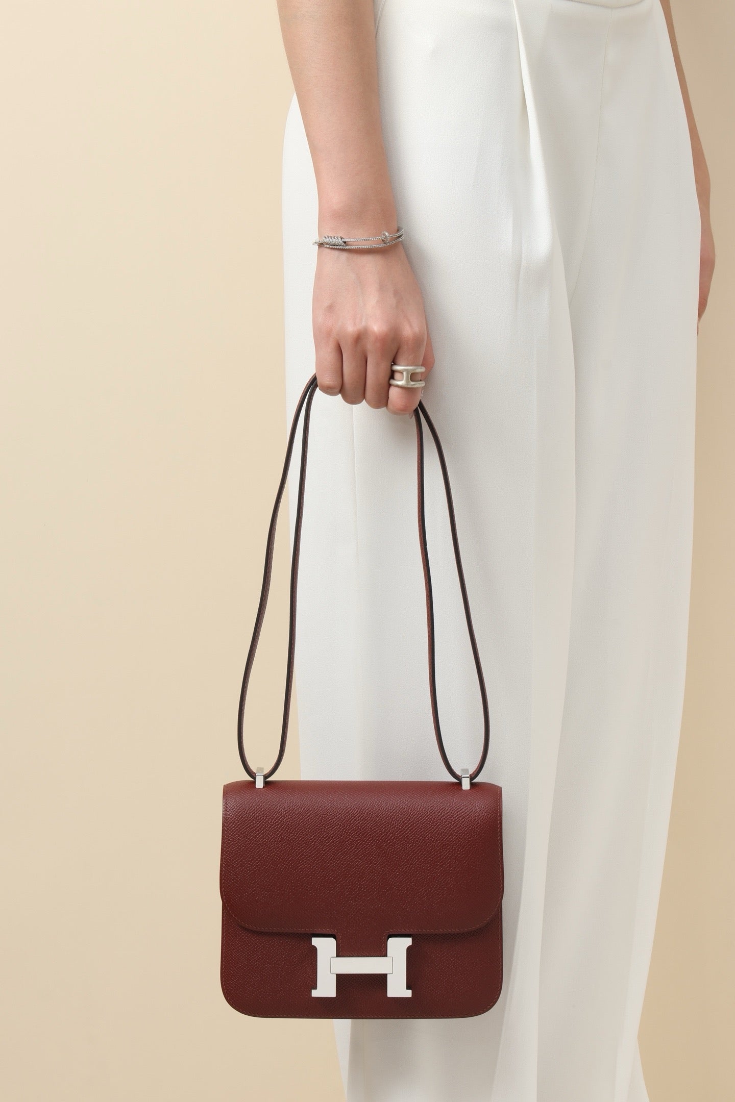 CJ19 19 cm , Red Epsom leather GHW #4319