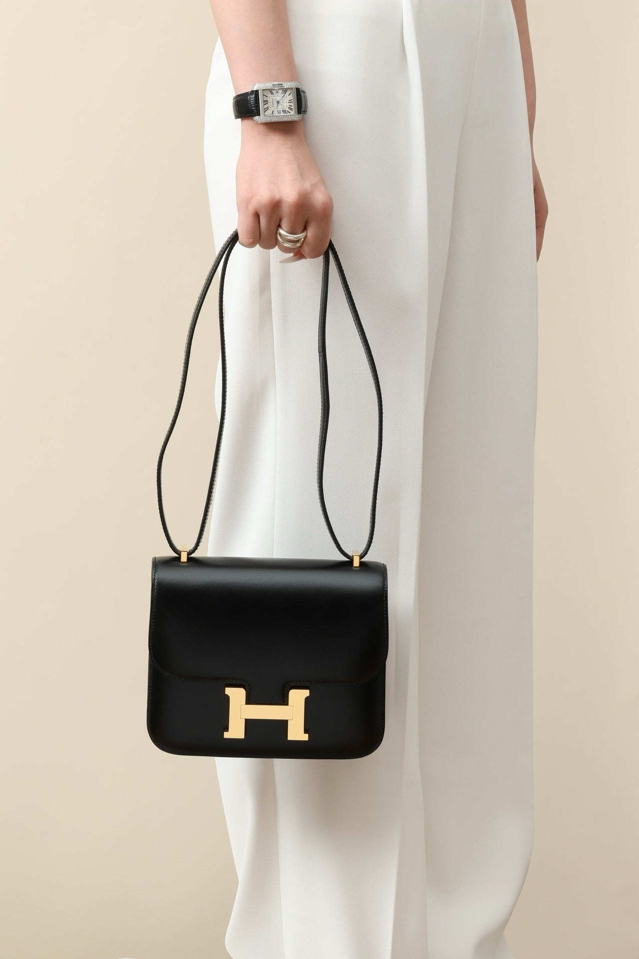 CJ19 19 cm , Box leather GHW #4286