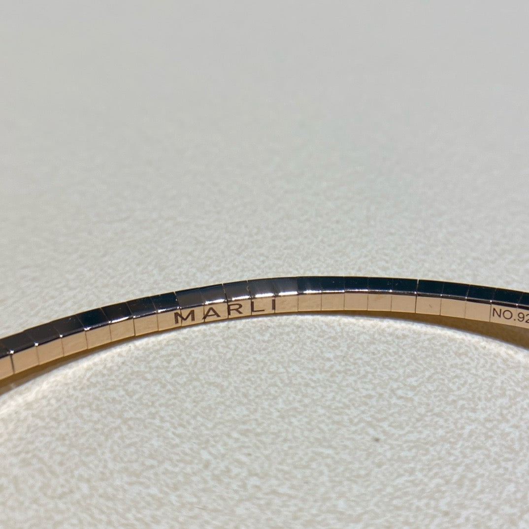 اسوارة مارلي ذهب عيار 18, الماس vvs1