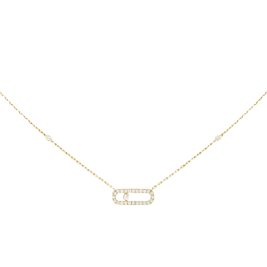 Move Uno Pavé Necklace