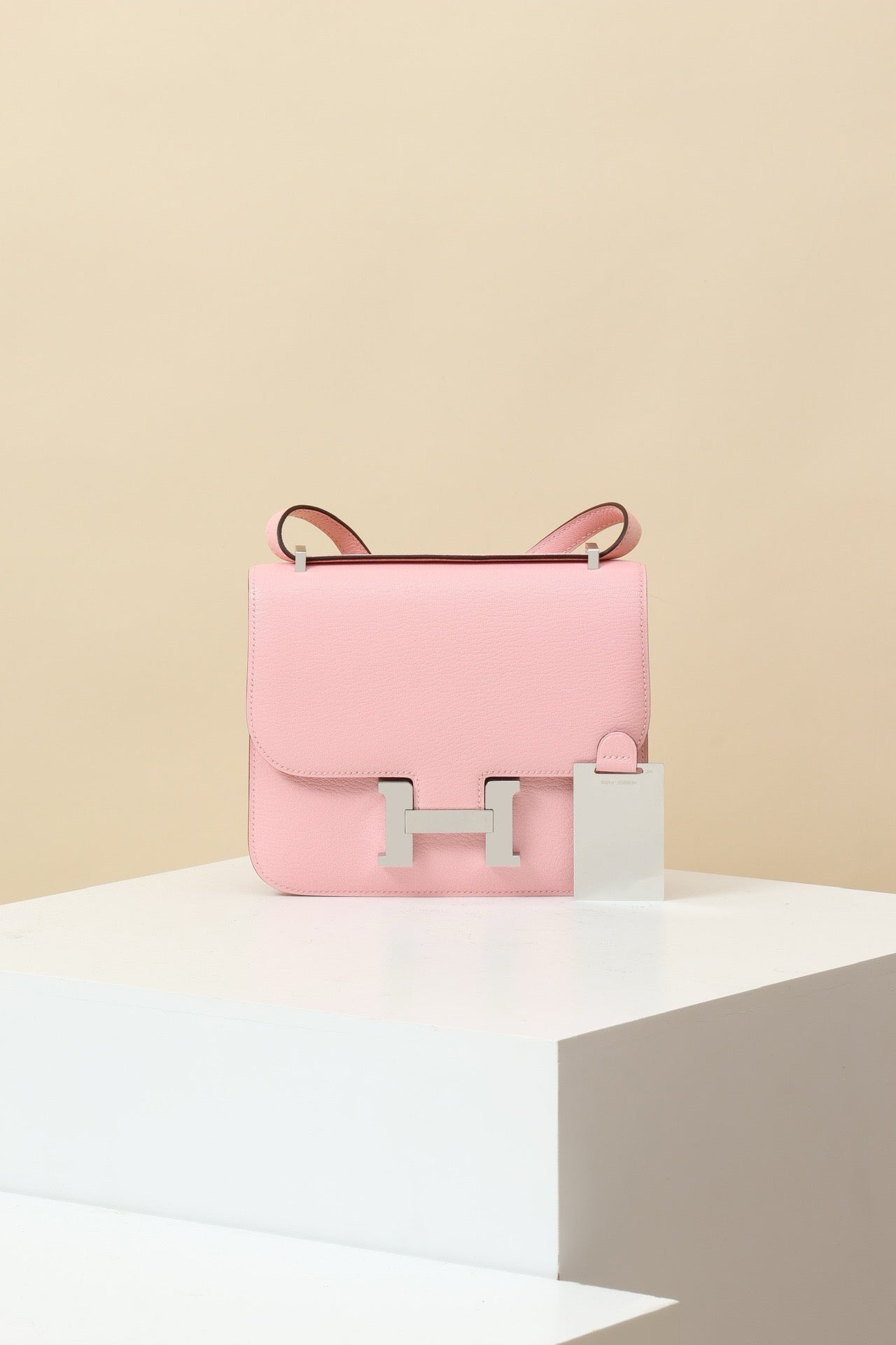 CJ19 19 cm ,  3Q Sakura Pink Goatskin PHW #4344