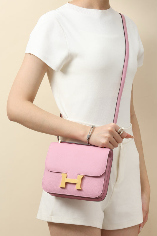 CJ19 19 cm ,  Wisteria Purple Epsom leather GHW #4307