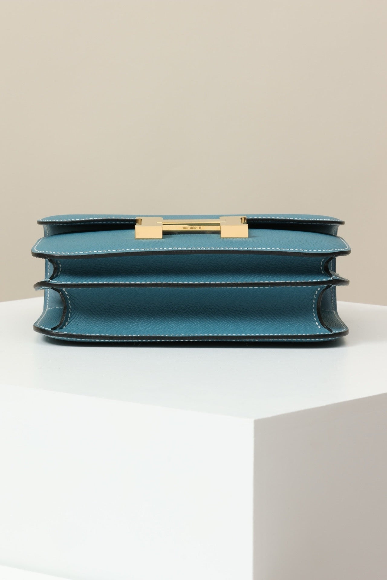 CJ19 19 cm , New Denim Blue Epsom leather GHW #4303