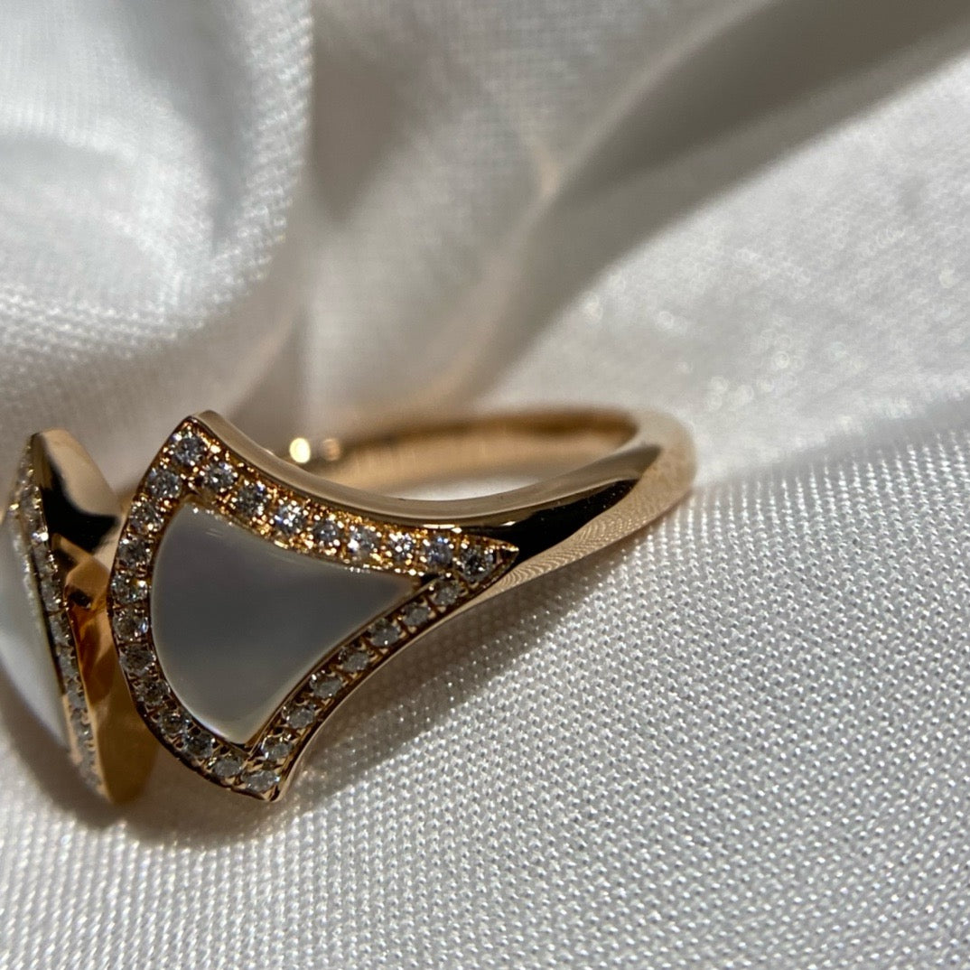 خاتم بولغاري ذهب عيار 18 , الماس vvs1