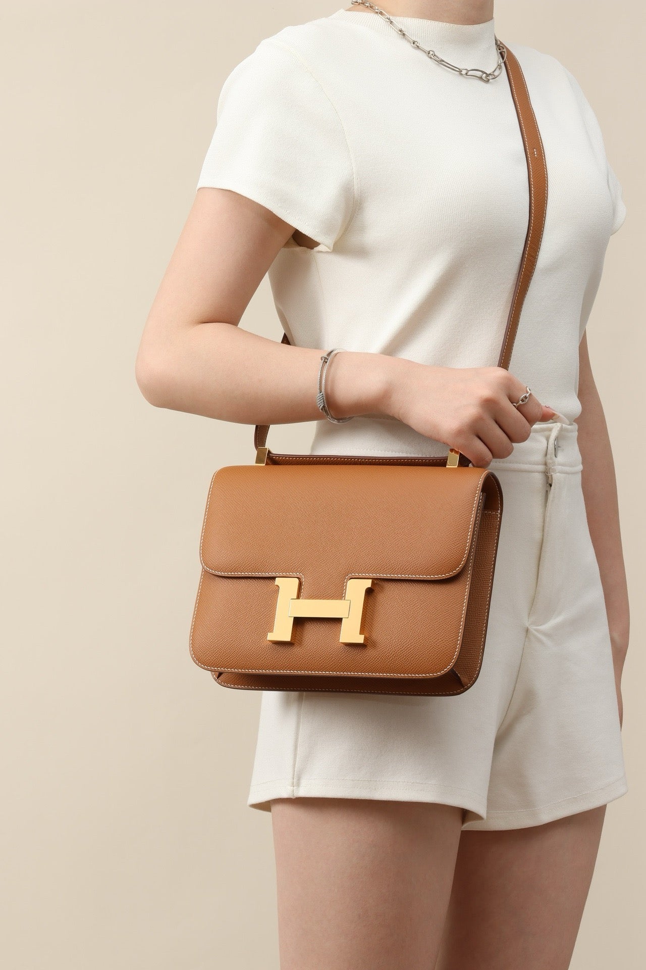 CJG 23 cm , Gold Brown GHW #4283