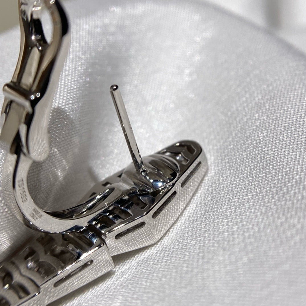 أقراط بولغاري ذهب عيار 18 , الماس vvs1