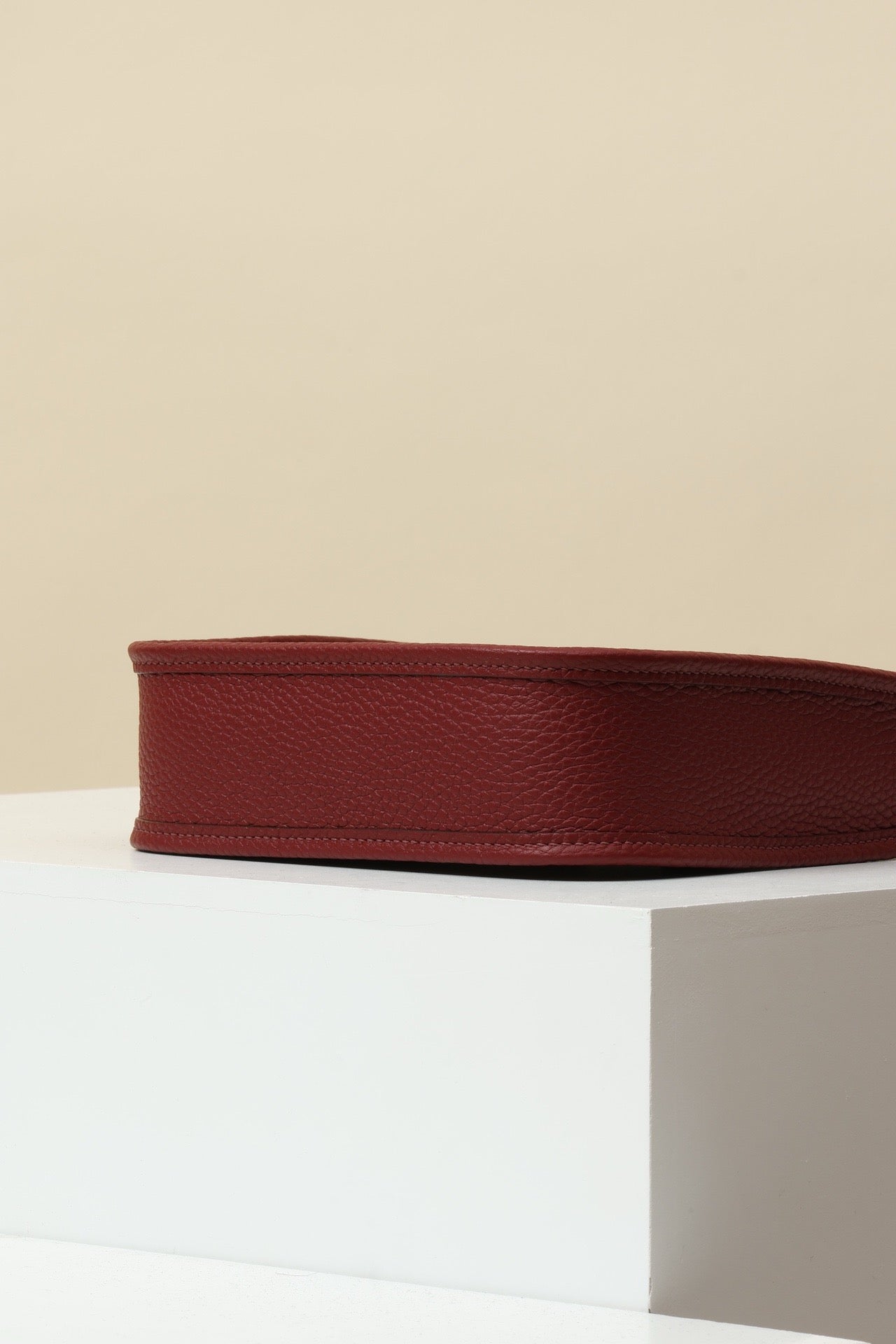 YF16 55 Res ,Clemence bull leather crossbody bag  , PHW #4415