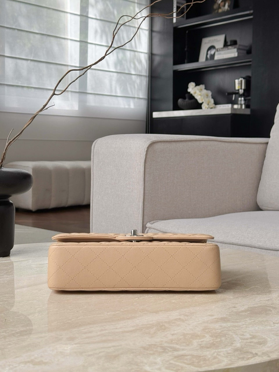 Cf25 Silver Hardware , Caviar # 4202