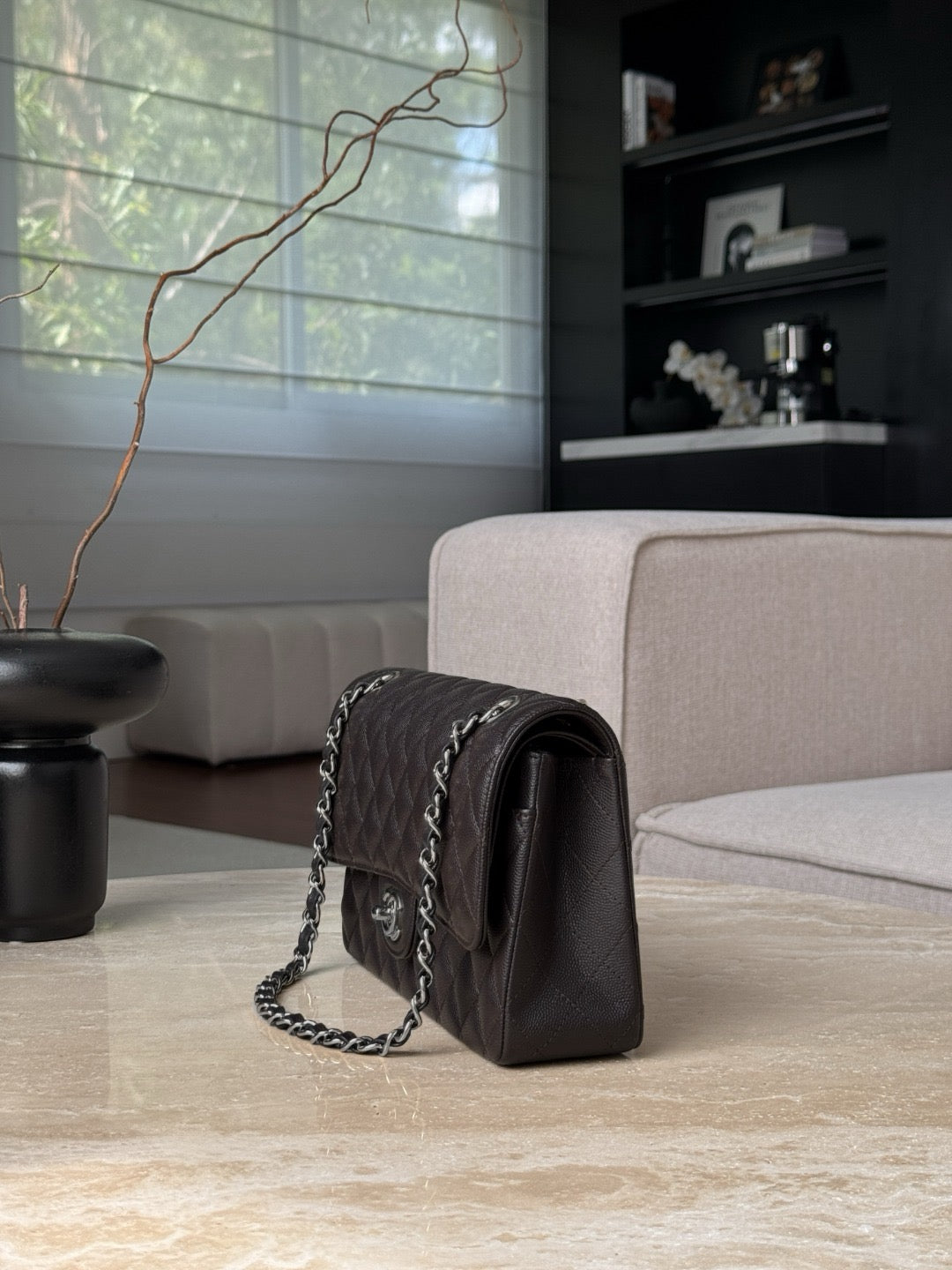 Cf25 Silver Hardware , Caviar # 4214