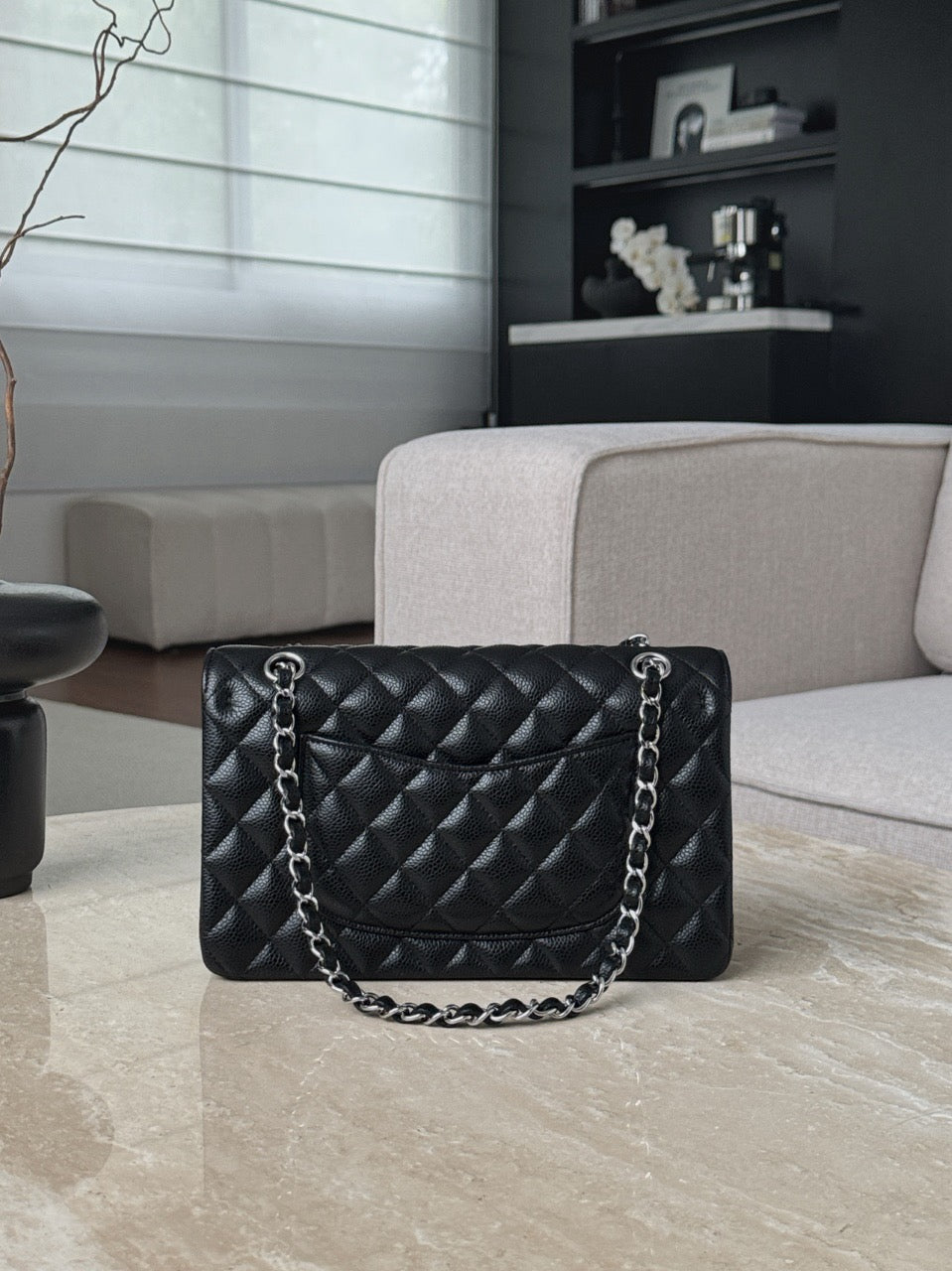 Cf25 Silver Hardware , Caviar # 4217