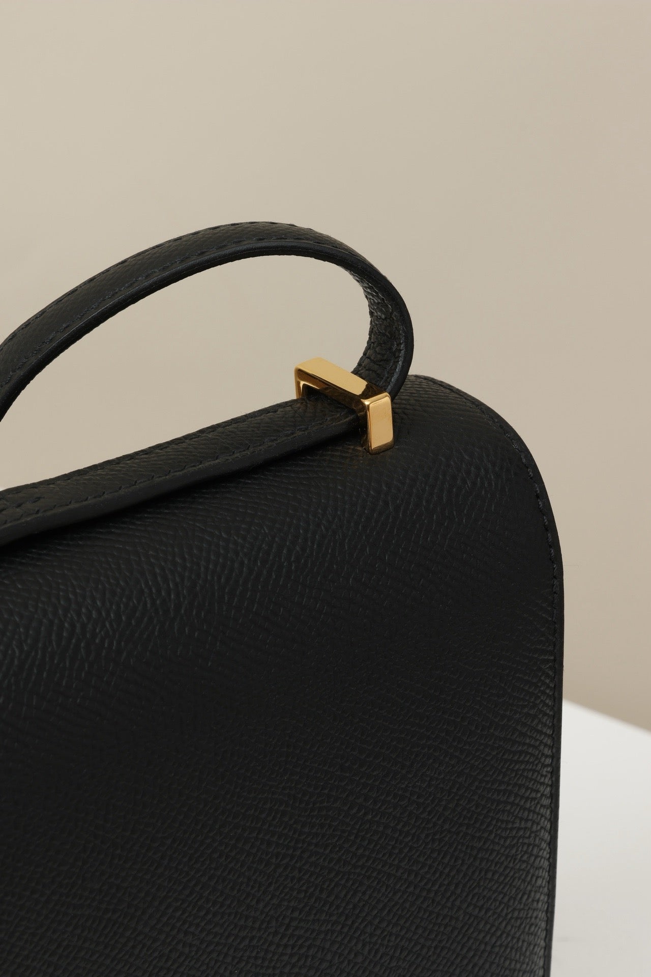 CJ19 19 cm , Black Epsom leather PHW #4296