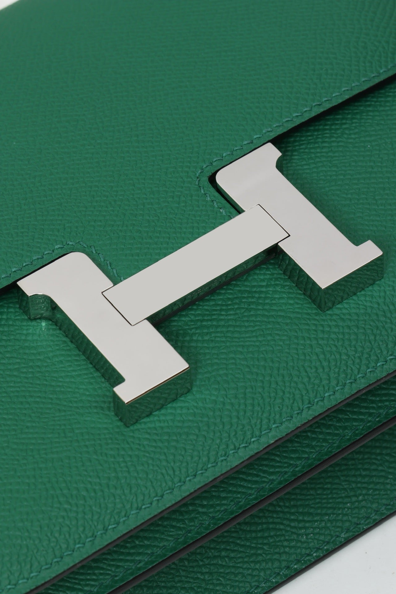 CJ19 19 cm , Velvet Green Epsom leather PHW #4324