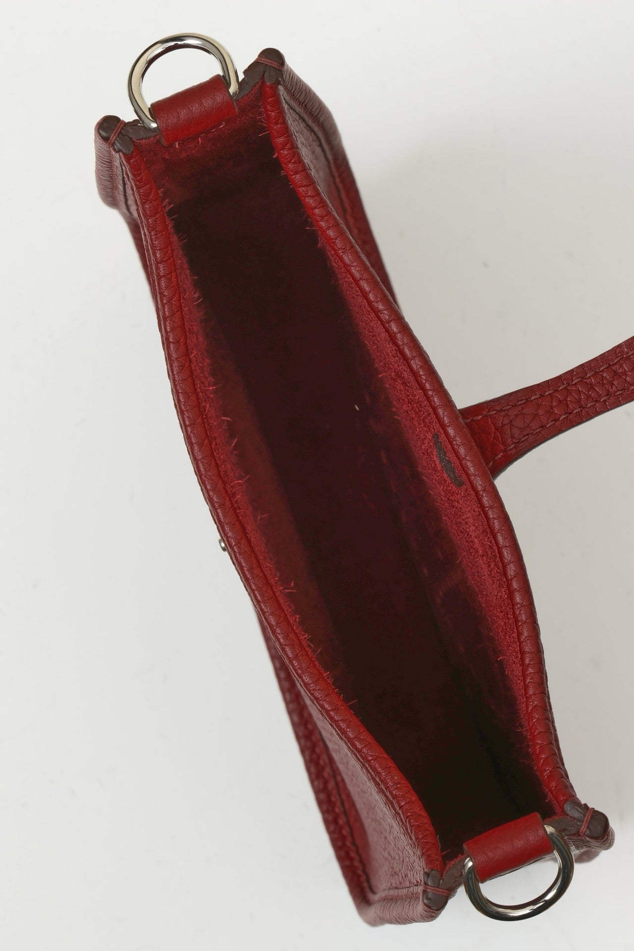 YF16 55 Res ,Clemence bull leather crossbody bag  , PHW #4415