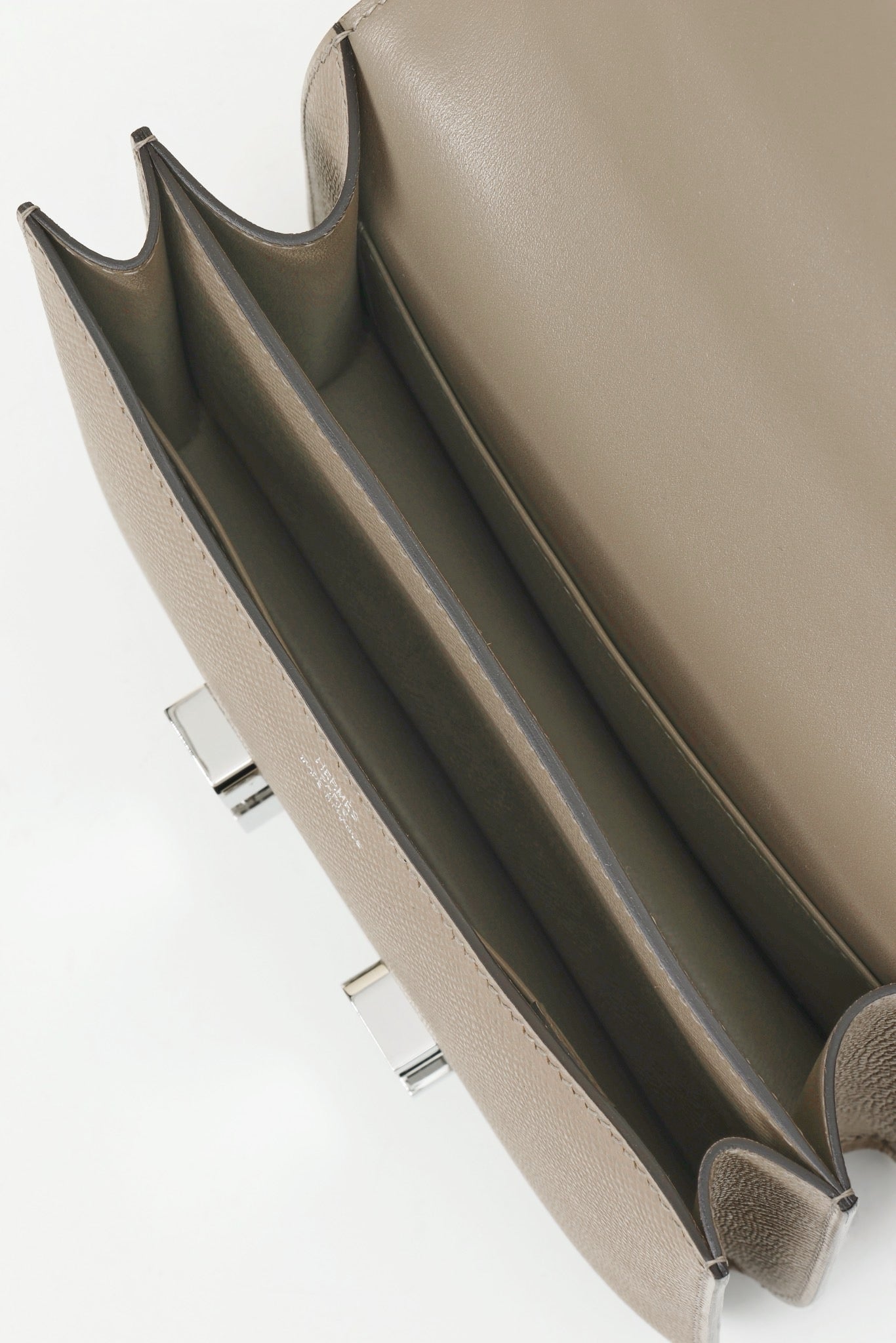 CJ19 19 cm , Asphalt Grey Epsom leather PHW #4328