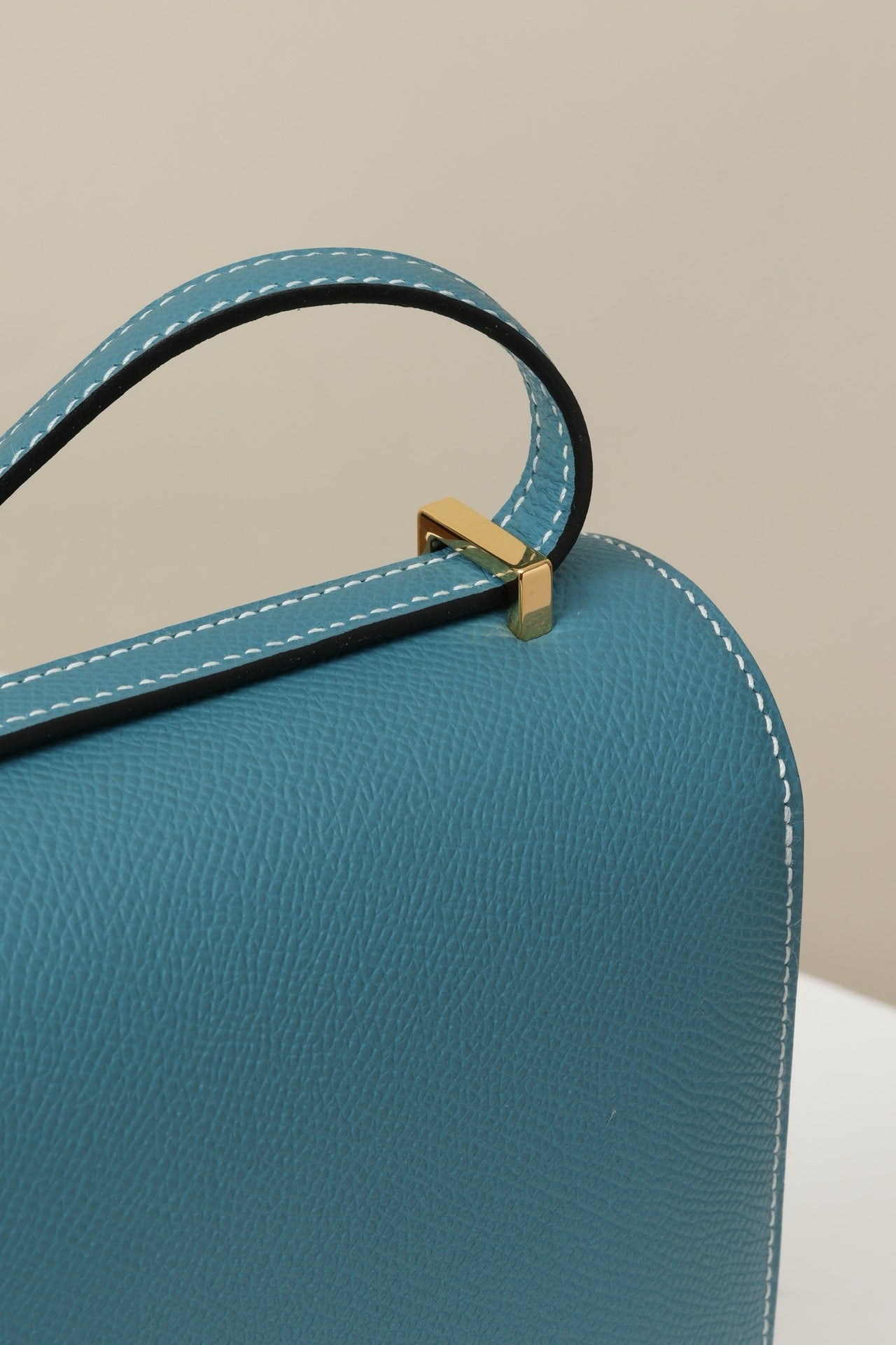 CJ19 19 cm , New Denim Blue Epsom leather GHW #4303