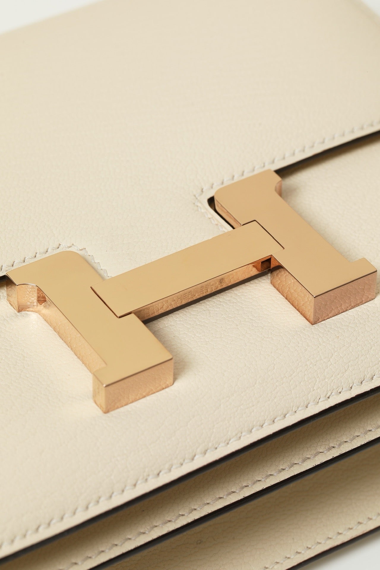 CJ19 19 cm, I2 Cream White Rose Gold Hardware #4351