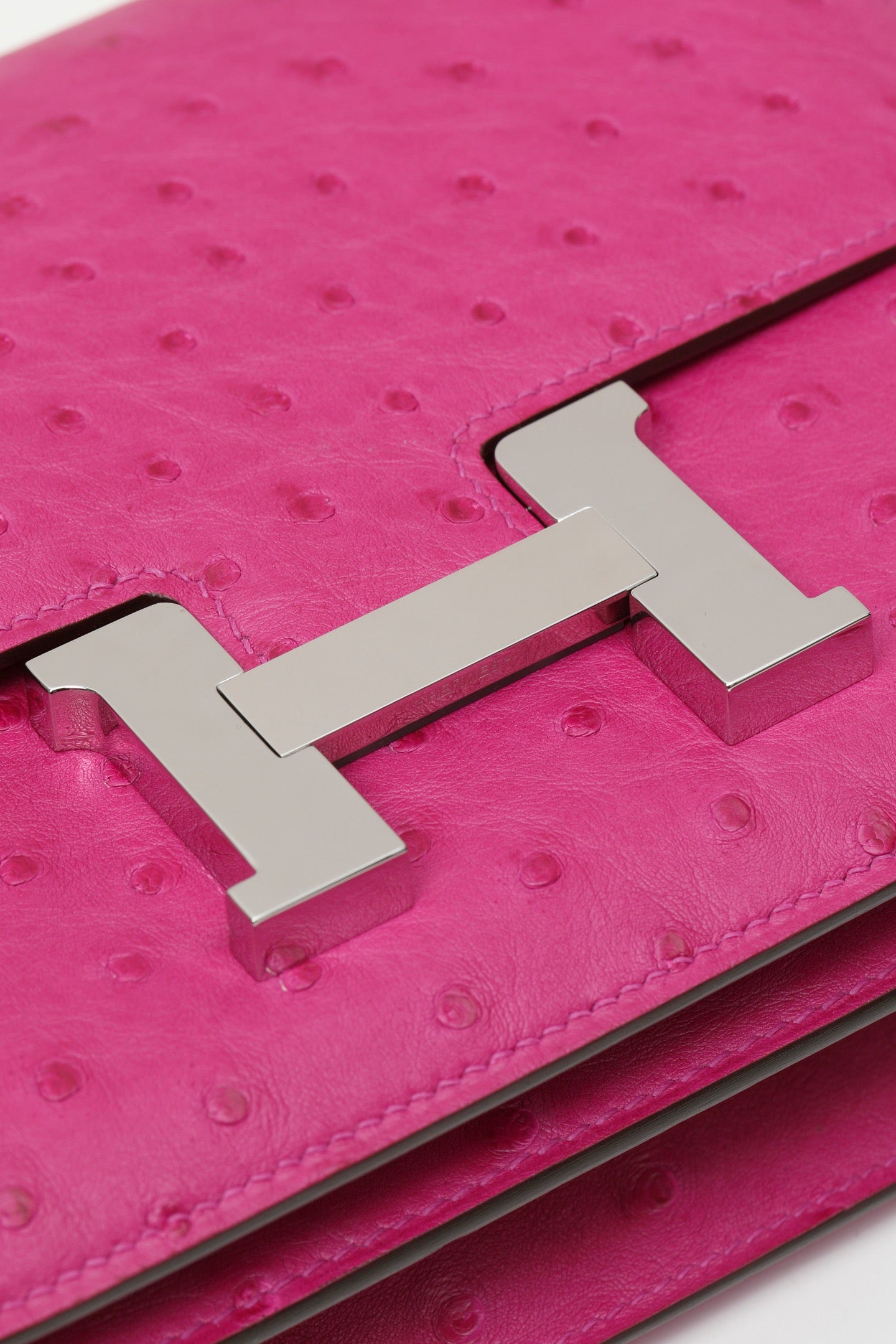 CJG24 ,  OR Rose Purple Ostrich leather  PHW #4382