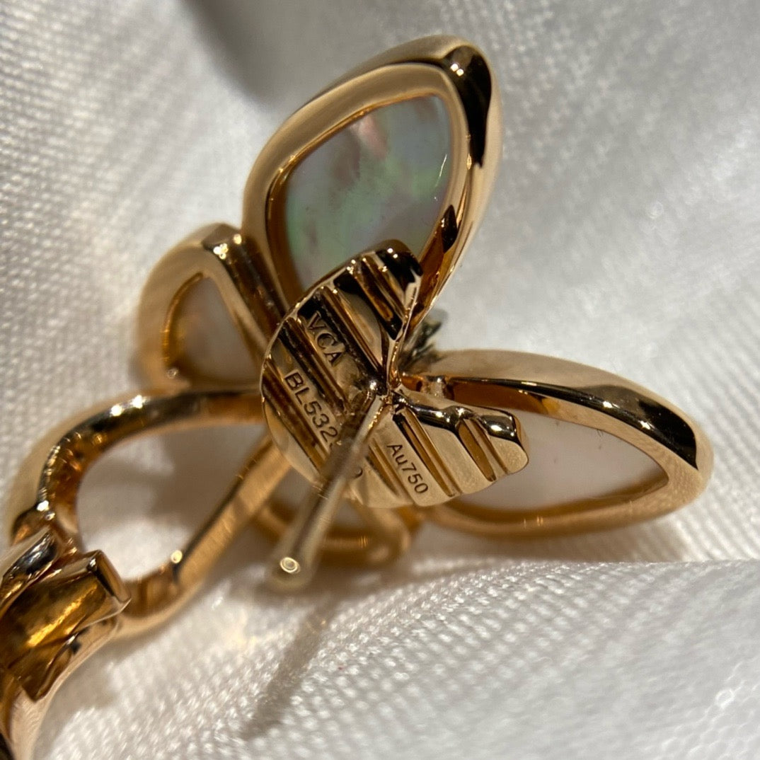 أقراط فان كليف ذهب عيار 18, ألماس vvs1